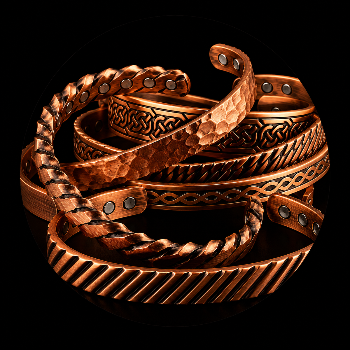 .999 Copper Bracelets