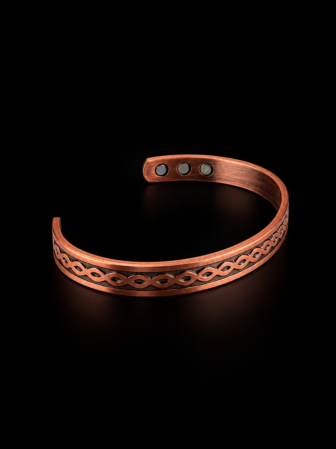 Infinity Weave Copper Bracelet