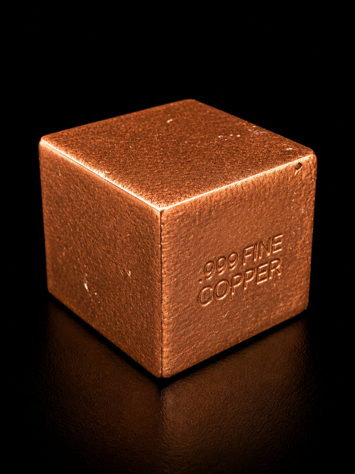 .999 Copper Cube