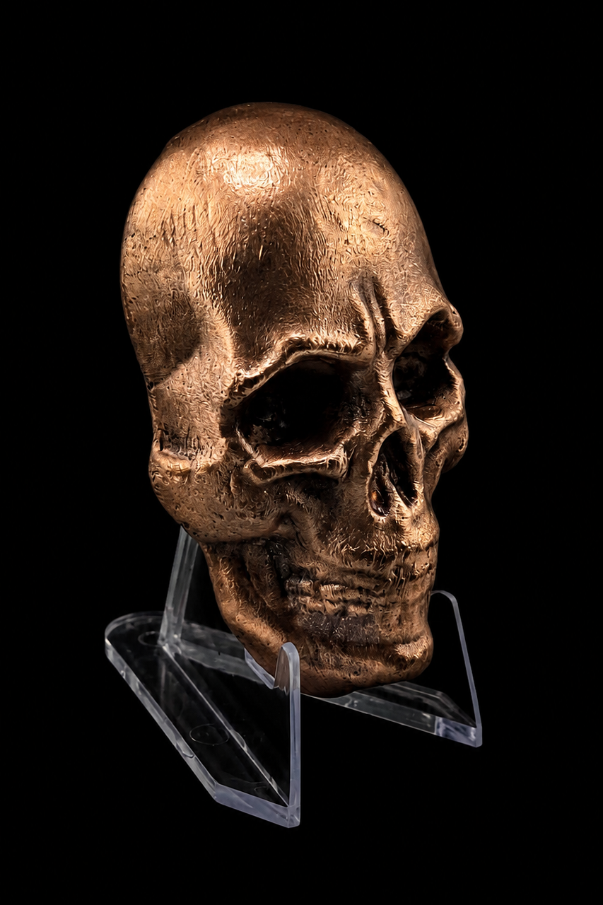.999 Copper Skull (Medium)