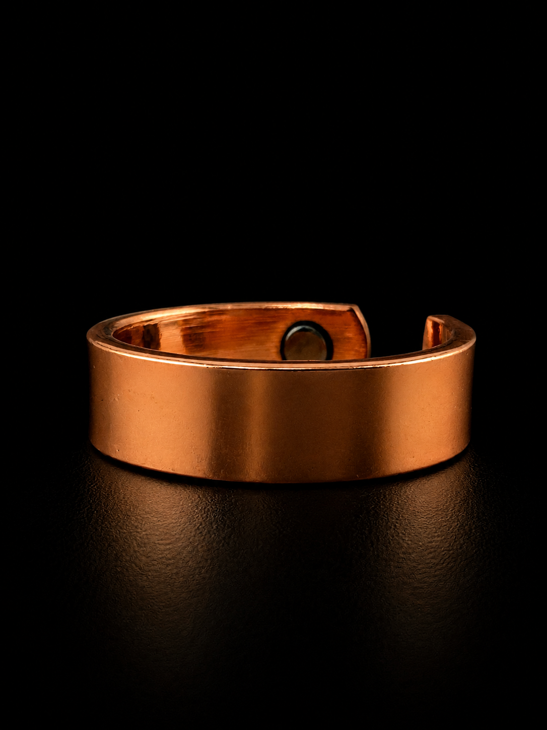 Copper Plain Cuff Ring