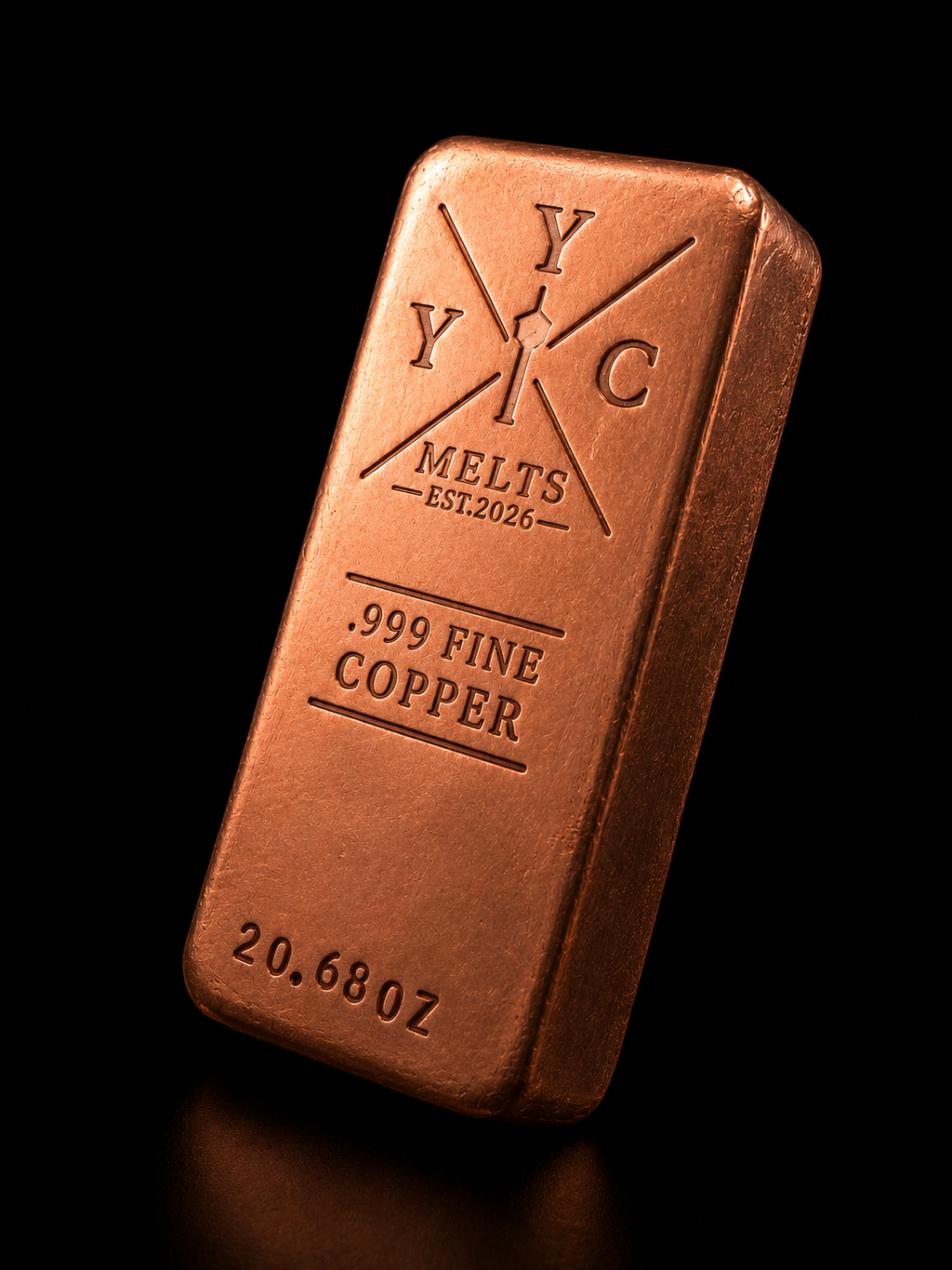 .999 Raw Copper Bar