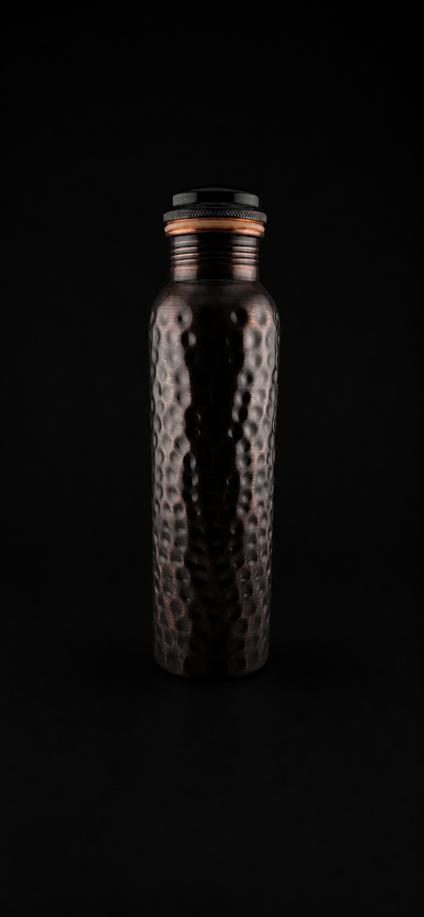 .999 900ml Pure Copper Water Bottle - Tarnished