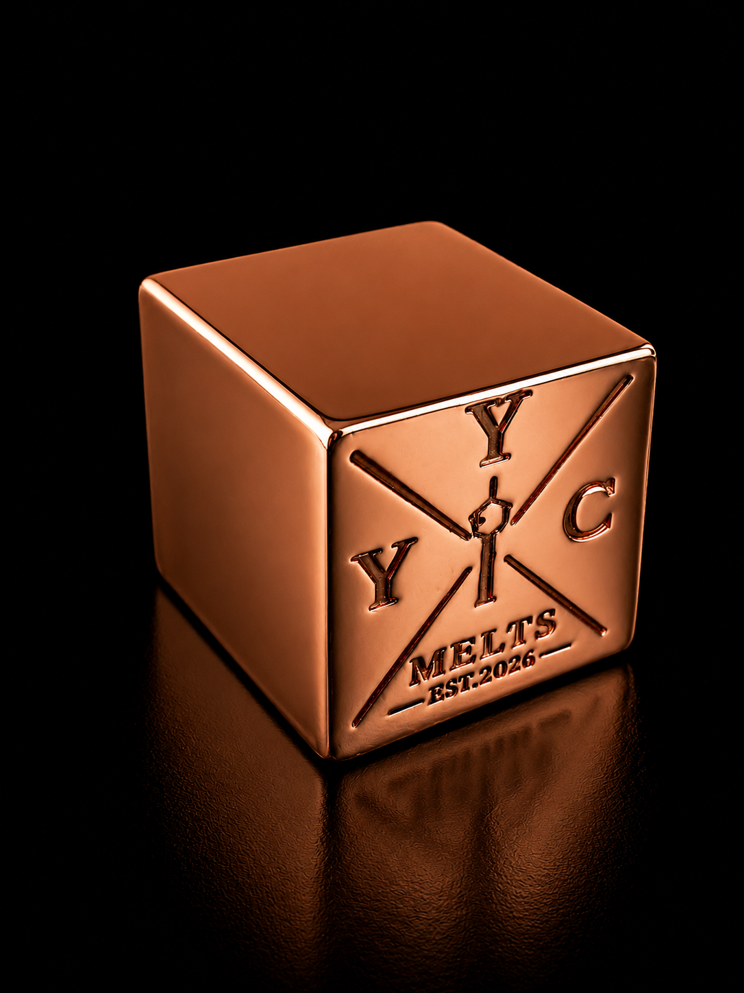 .999 Copper Cube