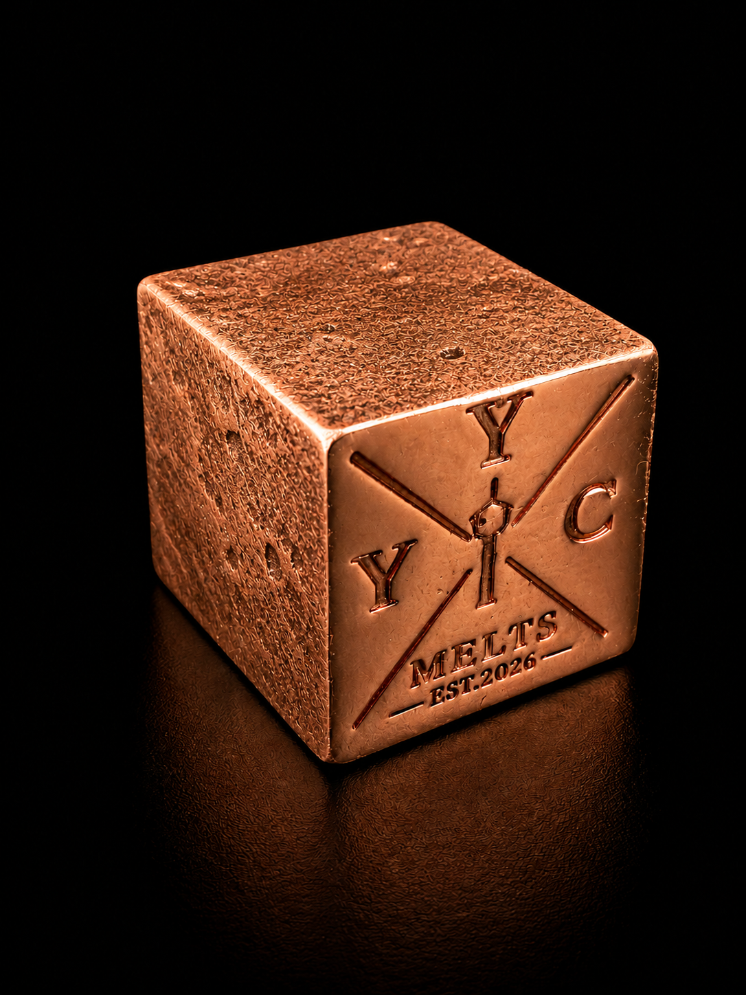 .999 Copper Cube