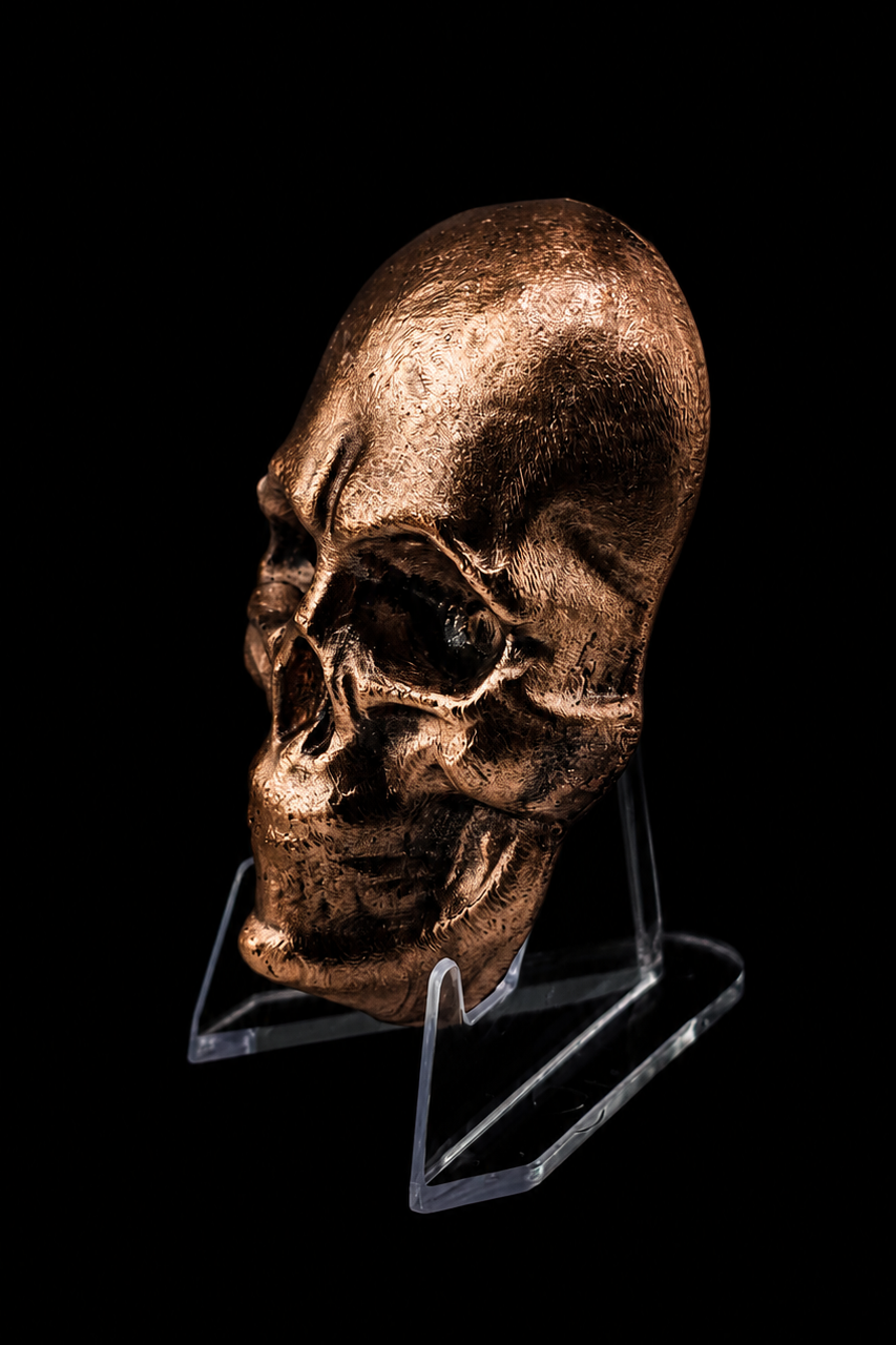 .999 Copper Skull (Medium)