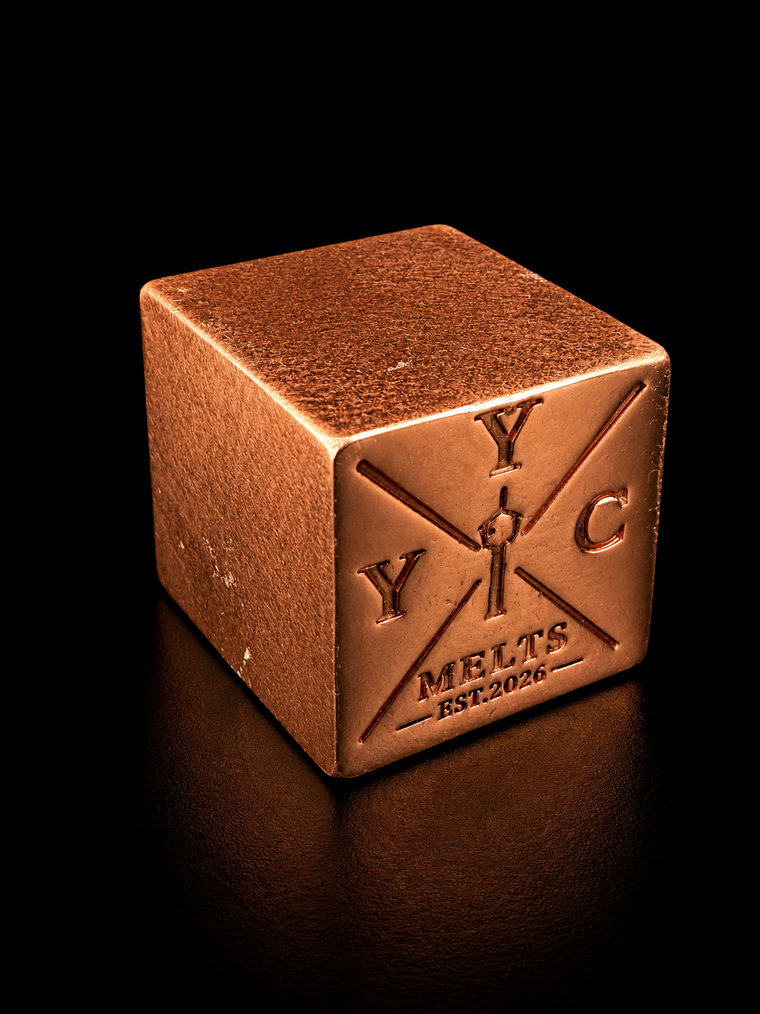.999 Copper Cube