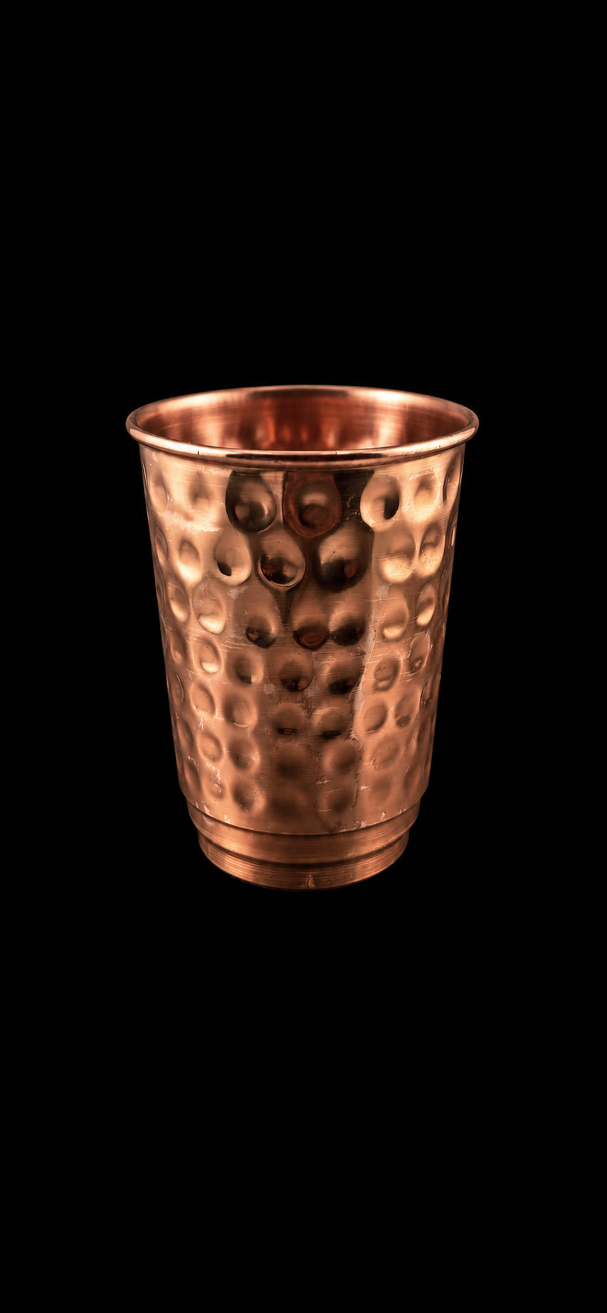 .999 Hammered Copper Cup Set