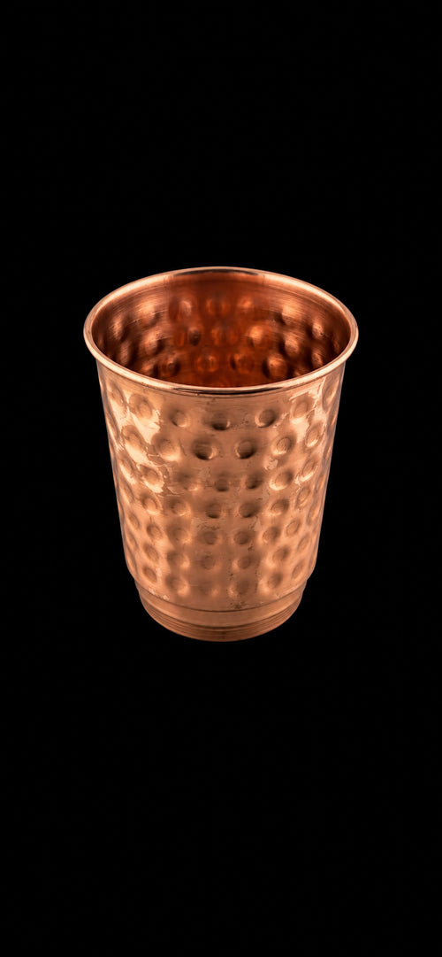 .999 Hammered Copper Cup Set